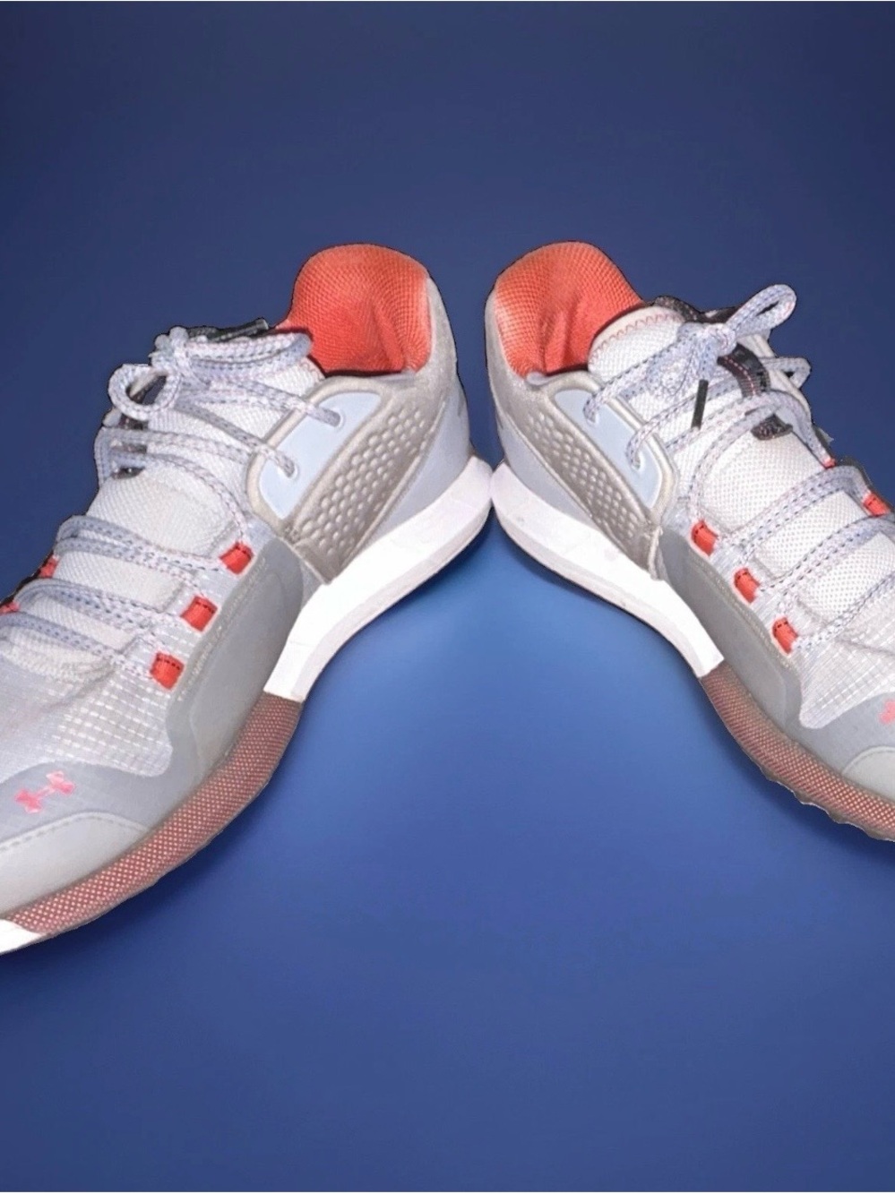 Under Armour Gray and Coral Women's Athletic Training Shoes